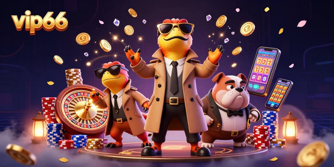 Experience vip66 thrilling casino adventures with cartoon raptors and vibrant gaming elements.