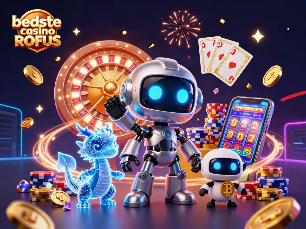 Experience the excitement of the beste casino uden ROFUS with our thrilling 3D illustration.