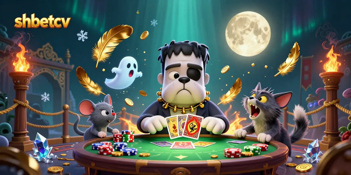 Engage with thrilling gameplay at shbetcv, featuring a lively casino scene with unique characters.