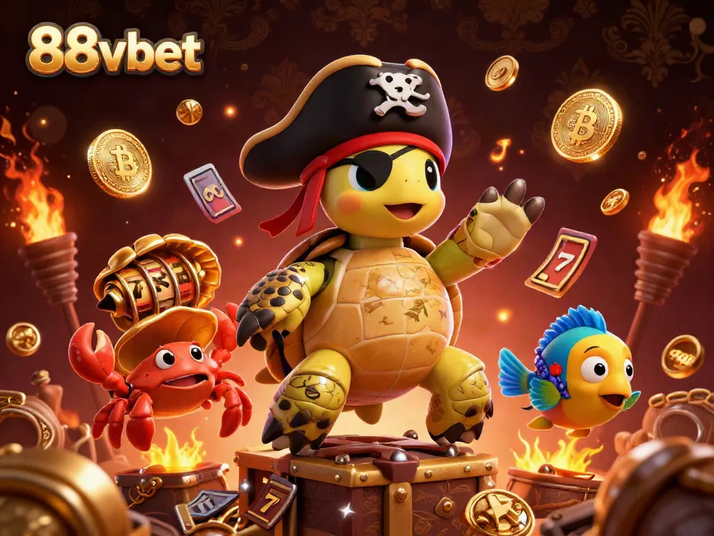 Engage with 88vbet's immersive gaming featuring vibrant 3D cartoon characters and rich casino elements.