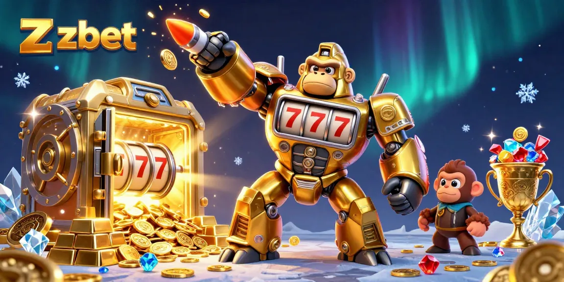 Win big at zbet with the transformational golden gorilla mech and dazzling treasures!