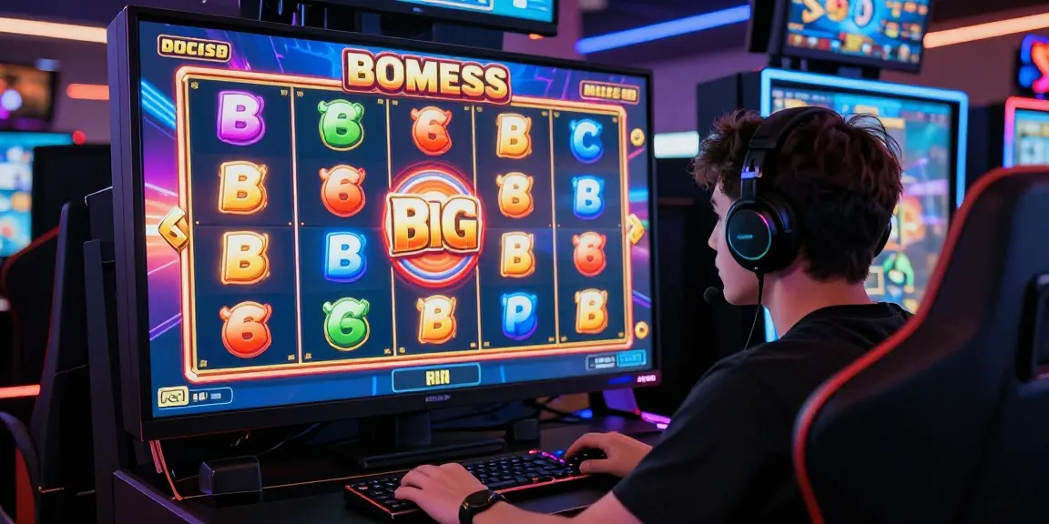 Menikmati permainan slot gacor di KANGTOTO dengan grafis cerah dan suasana kasino digital.
