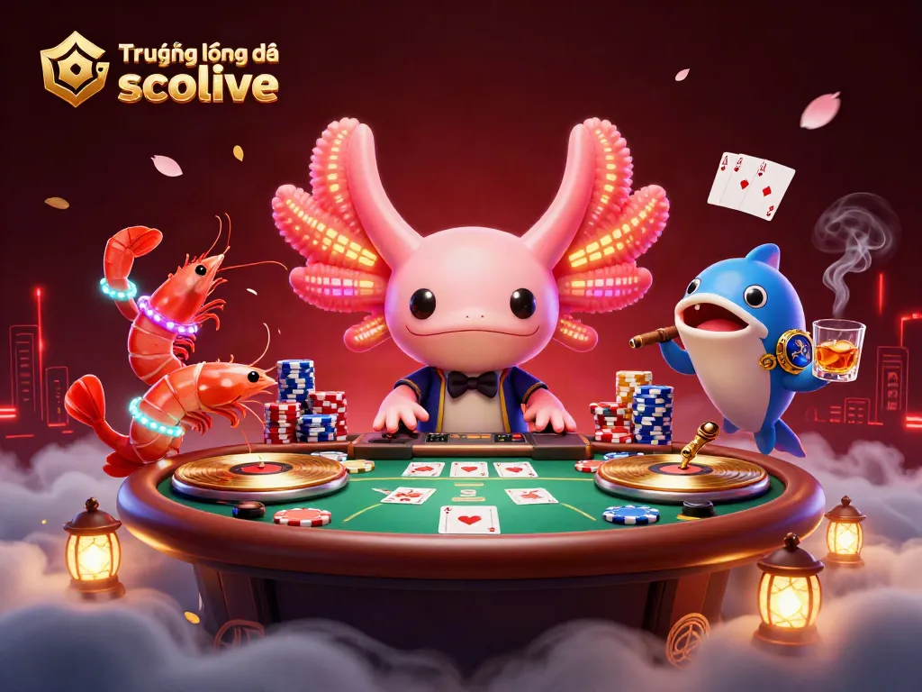 Engage with Trực tiếp bóng đá socolive in a vibrant, dynamic 3D casino scene featuring lively characters and rich gambling elements.