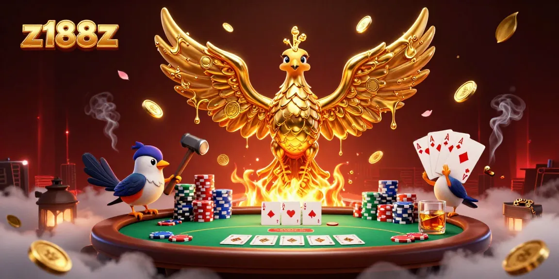 Engage with z188z through dynamic poker games and rich casino experiences featuring 3D golden phoenix.