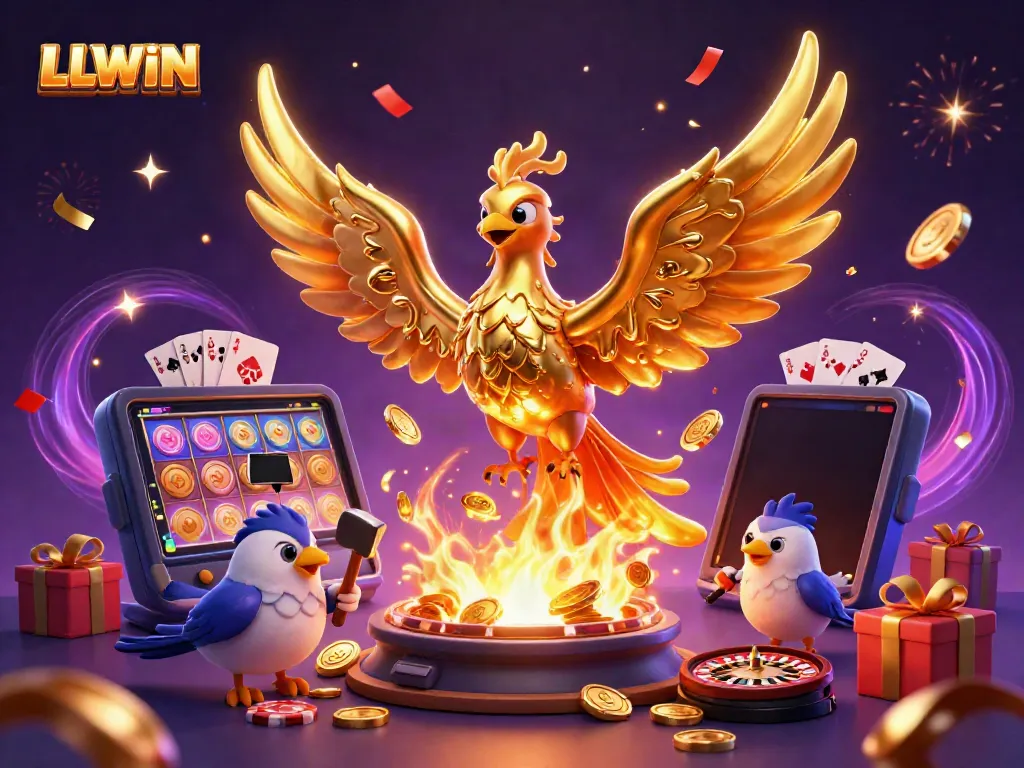 Experience thrilling wins at LLWIN with colorful slot games and gold-rich themes.