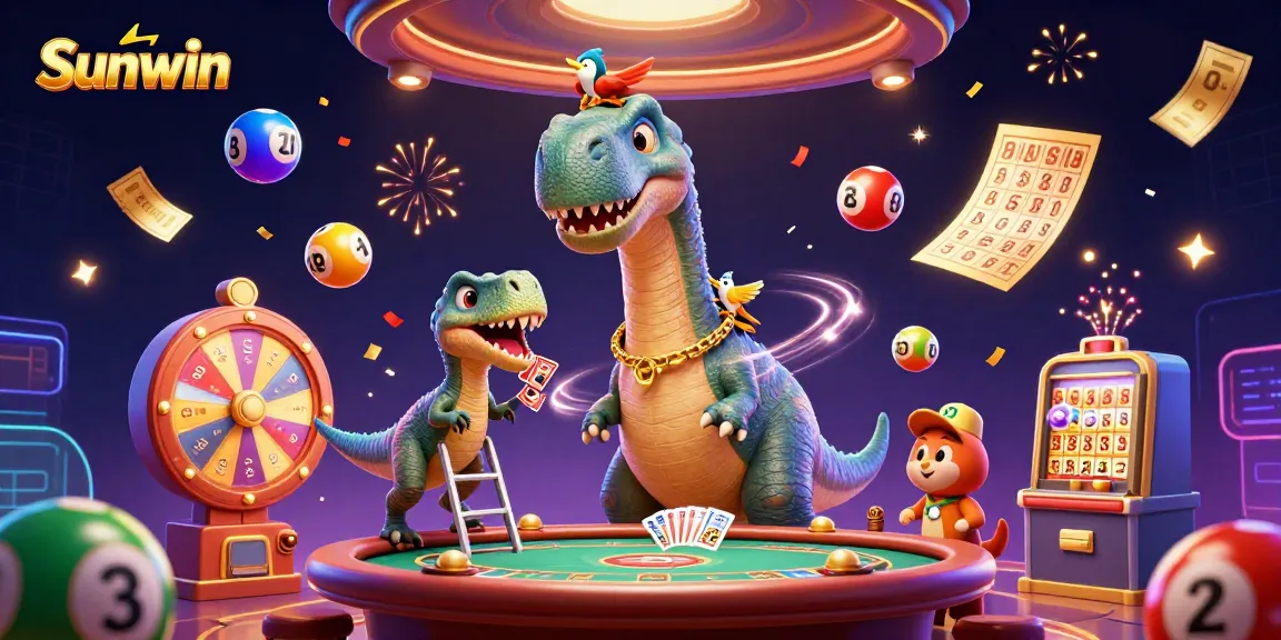 Experience the excitement of Sunwin with colorful elements, dynamic gameplay, and vibrant festive energy!