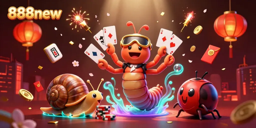 Engage in thrilling games at 888new with dynamic casino characters and vibrant visuals.