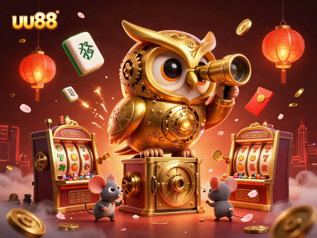 Engage with the thrilling uu88 casino experience featuring animated characters and vibrant game elements.