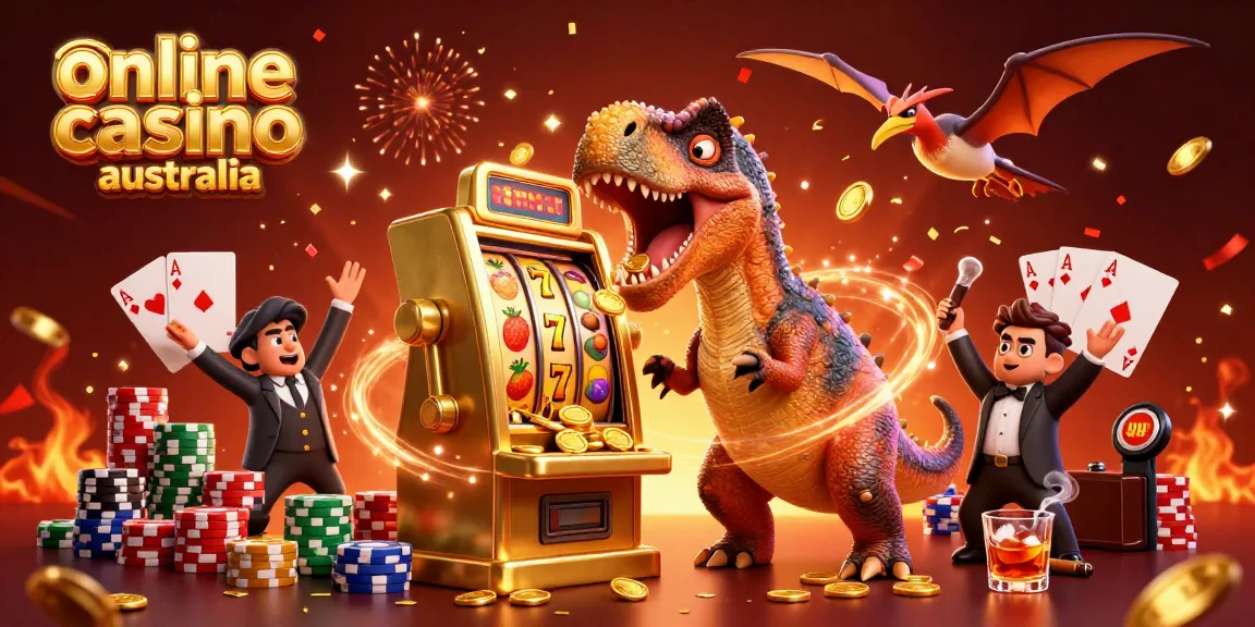 Experience thrilling action at an online casino Australia with a pachycephalosaurus jackpot!
