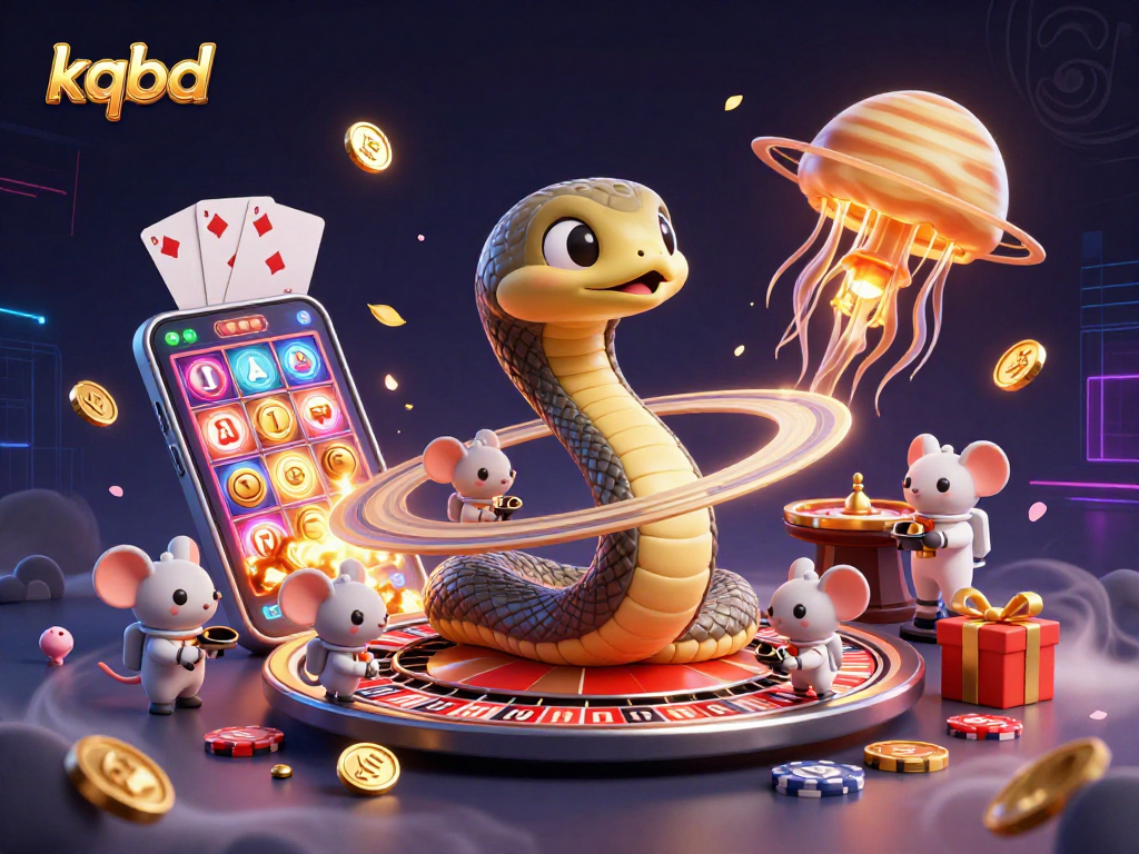 Engage with fast-paced kqbd live betting action as cartoon mice interact with a cosmic roulette wheel.
