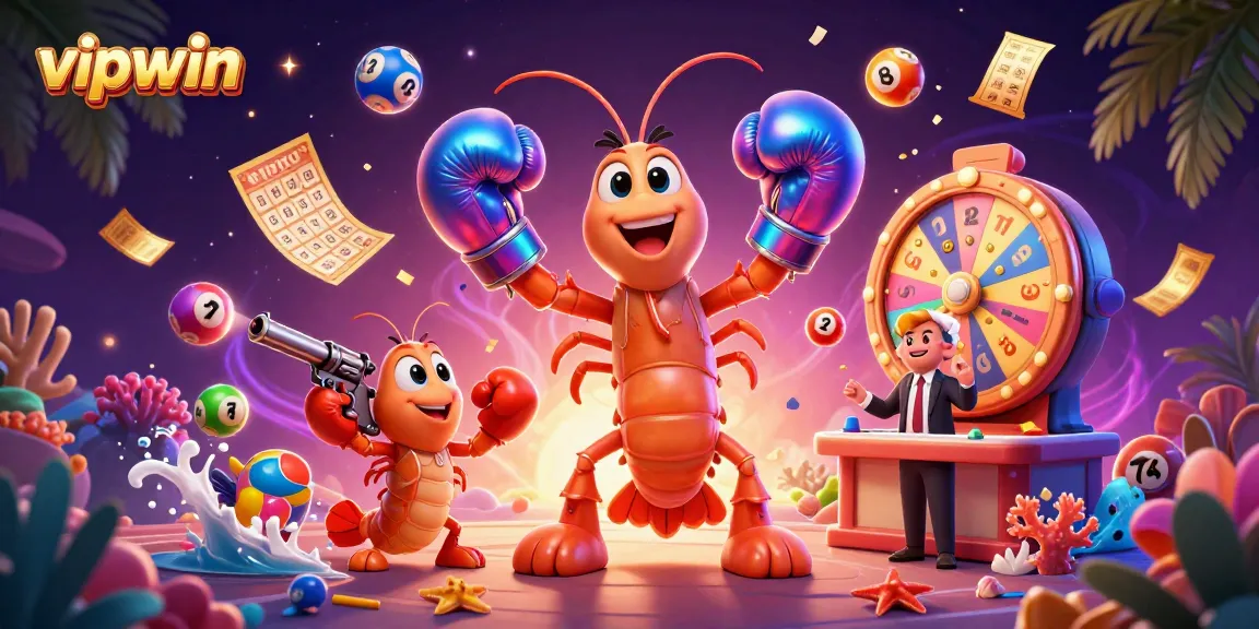 Experience winning strategies at vipwin with vibrant gaming elements in a thrilling 3D casino scene.