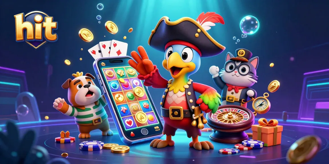 Hit the jackpot with vibrant casino excitement featuring pirate characters and dynamic games.