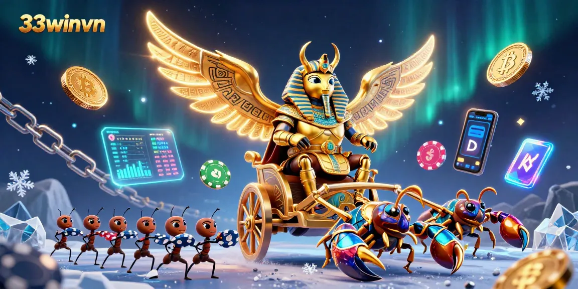 Experience thrilling bets with the vibrant 33winvn casino scene featuring action-packed elements.