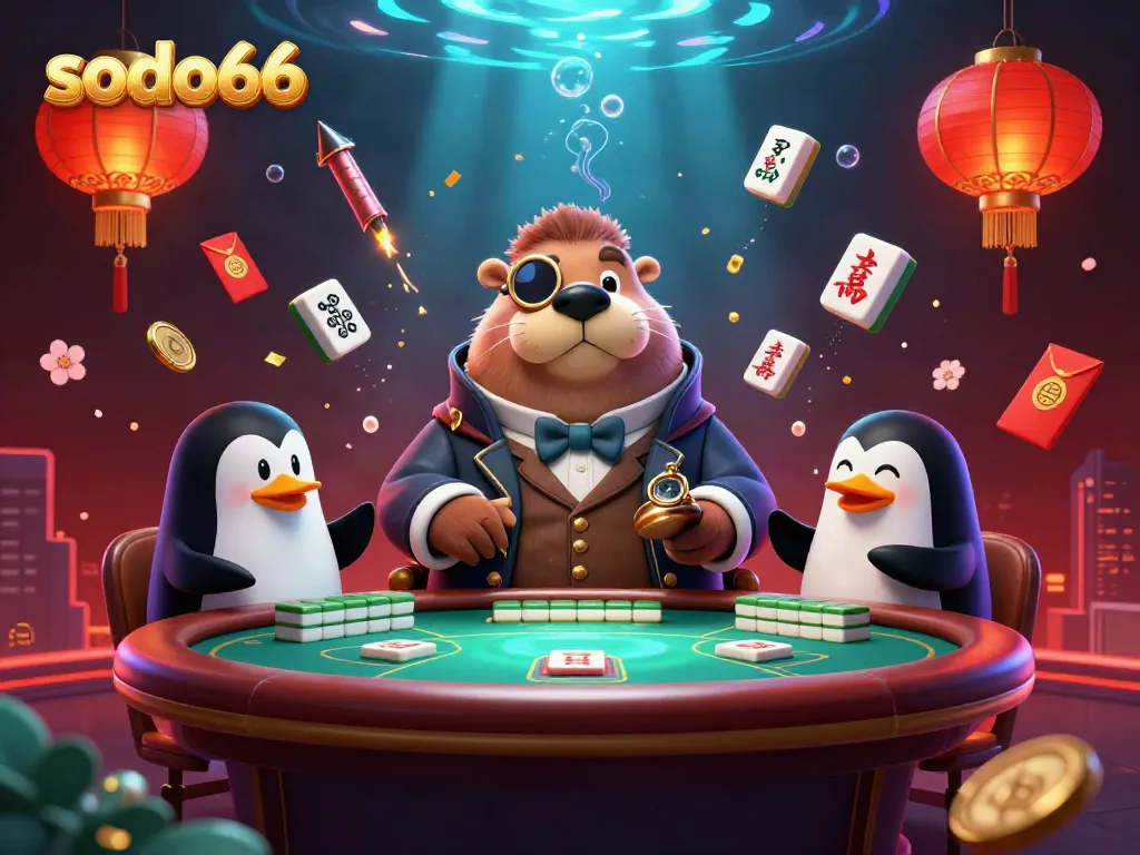 Engage with the vibrant sodo66 casino experience featuring a jolly walrus and playful underwater characters.