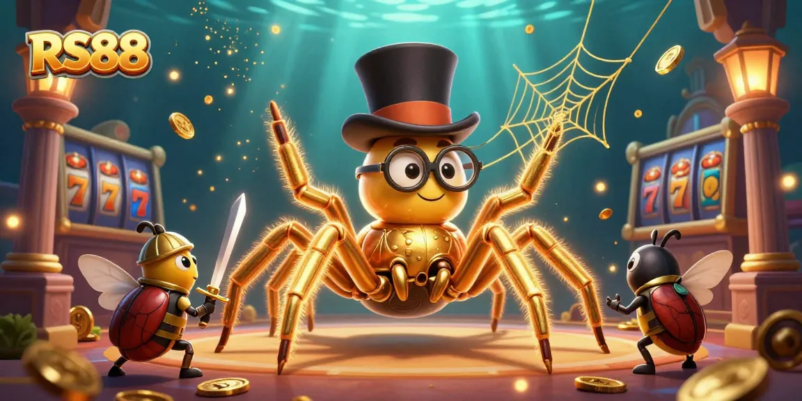 Experience the thrill of RS88 gaming with a dynamic scene featuring unique characters and exciting slot elements.