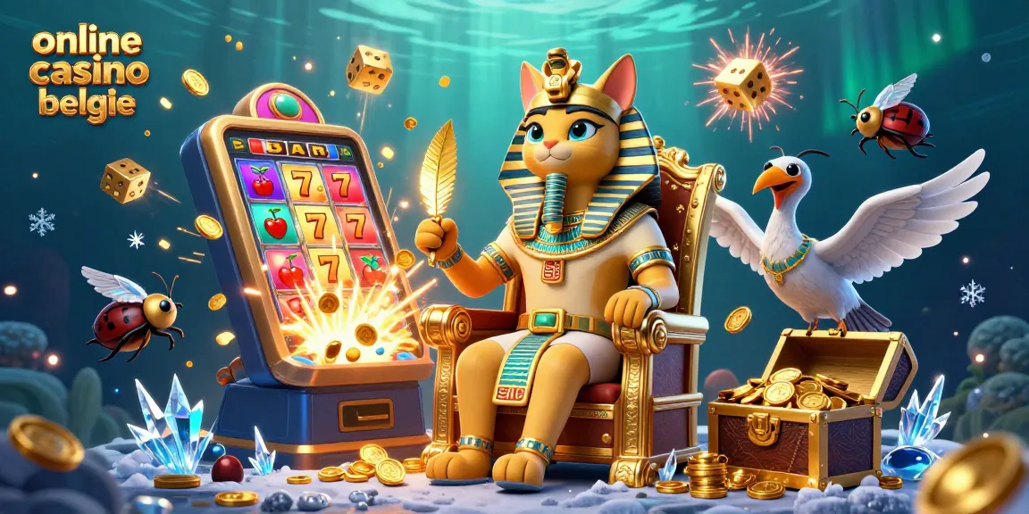 Experience the thrill of winning at online casino belgie with a vibrant 3D design featuring dynamic slot elements.