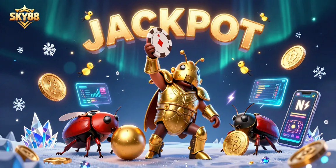 Win big with SKY88 featuring vibrant casino games and a thrilling beetle showdown.