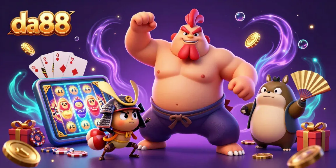 Experience thrilling gameplay with da88, featuring lively characters and dynamic casino elements.