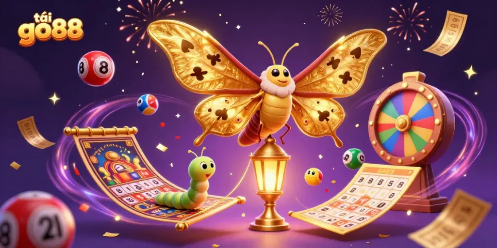 Engage in the thrill of gaming adventures with tải go88, illustrated through a vibrant casino scene.