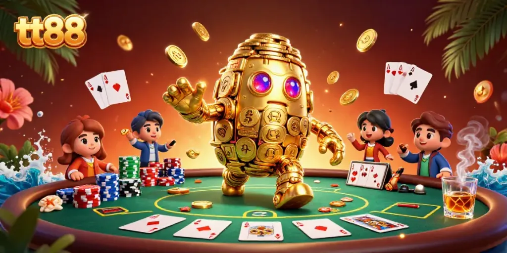 Spin the reels with tt88's captivating casino experience and golden treasures.