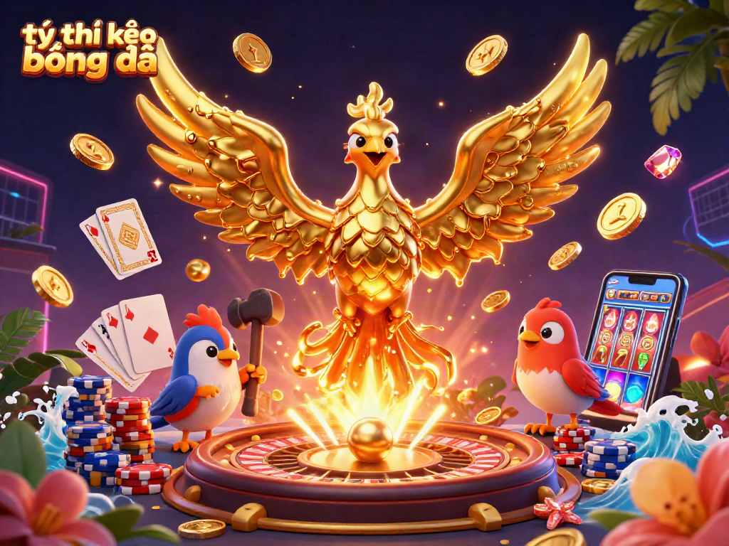 Betting on tỷ lệ kèo bóng đá with luck and strategy in a captivating casino scene.