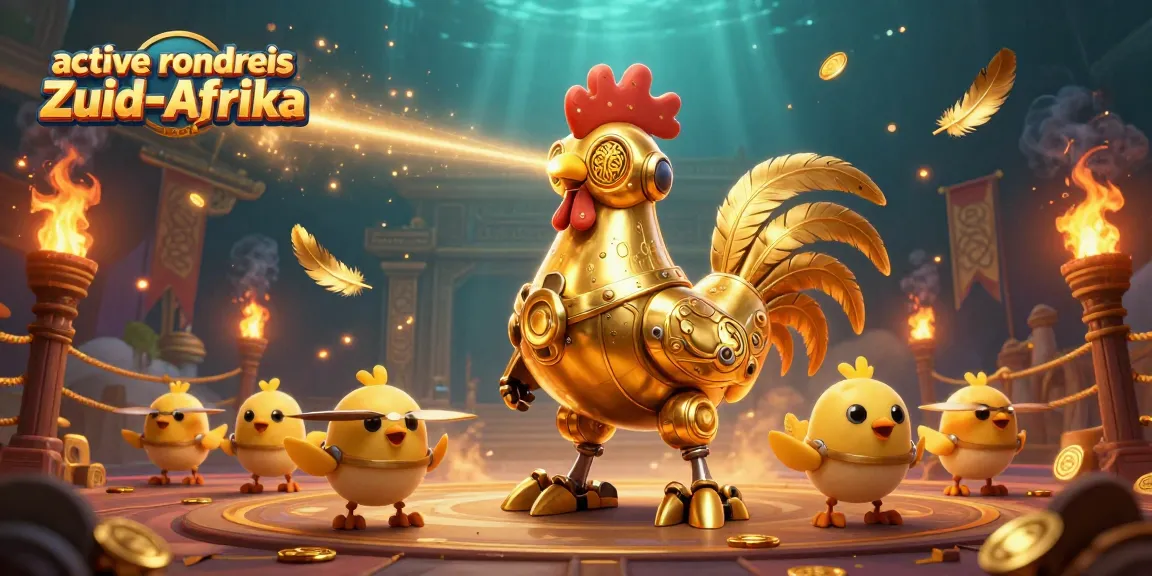 Actieve rondreis Zuid-Afrika met een gouden robot en babykuikens in een avontuurlijke gokwereld