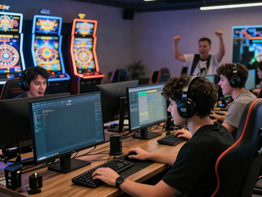 Players enjoying games at https://da88z.net/, showcasing excitement and dynamic gaming environment.